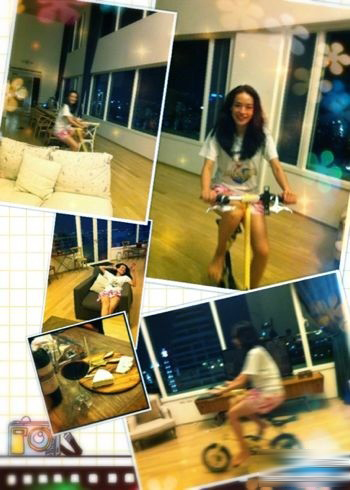 36岁舒淇装嫩恶搞生活照曝光 海滩比基尼展凹凸曲线