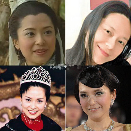 女星装嫩被高颧骨泄底