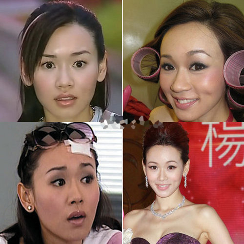 女星装嫩被高颧骨泄底