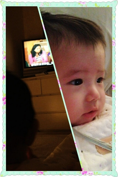 郭羡妮爱女红衣萌照曝光 网友：最美星二代(组图)