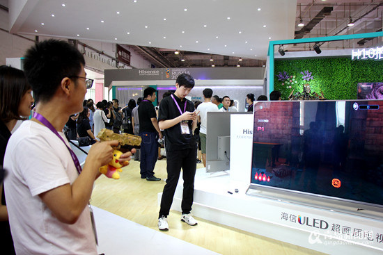 2017电博会大牌云集 海信超画质新品十一面市 2017电博会大牌云集 海信超画质新品十一面市