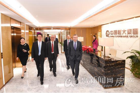 哈佛大学校长带队访问恒大合作研究新能源汽车三大领域