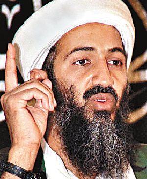 恐怖组织“伊斯兰马格里布基地组织”2003年向恐怖大亨本-拉登宣布效忠。图为本-拉登 资料图