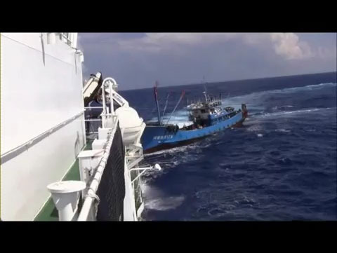 钓鱼岛撞船事件录像疑外泄 日本紧急商讨对策
