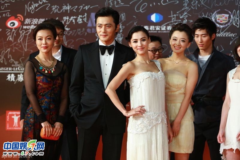 上海电影节开幕红毯 众星云集
