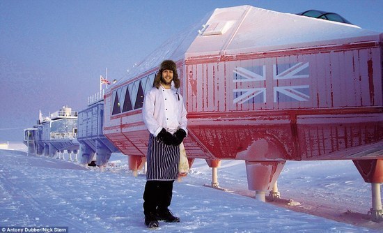 舌尖上的极地:英厨师南极开餐馆 场景唯美如幻境