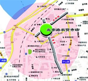 青岛中山路商圈北京路农贸市场正式开业