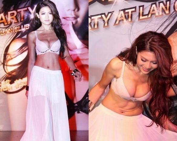 河娜京爆乳摔跤走光图片