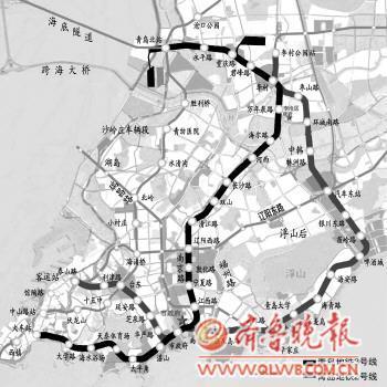 青岛地铁3号线施工达6成2号线近期动工 大动脉初现