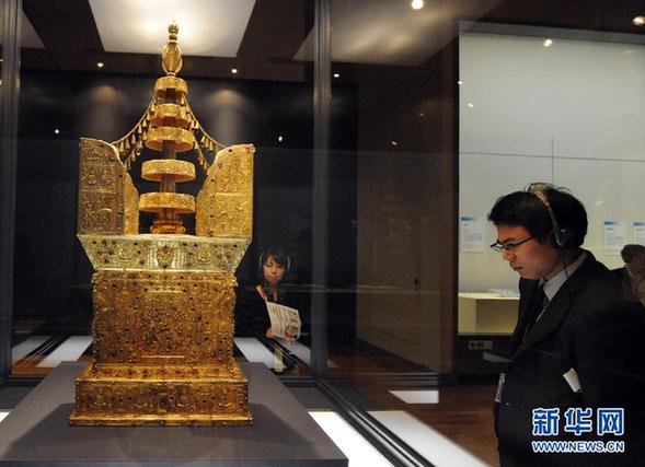中国历代王朝珍宝在日本东京举行展览