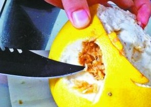 家乐福买柚子现数十条蛆虫 专家称很正常