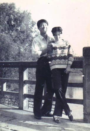 1984年10月，摄于武定门节制闸，很像山楂树之恋