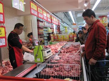 青岛市场猪肉价格再涨一元