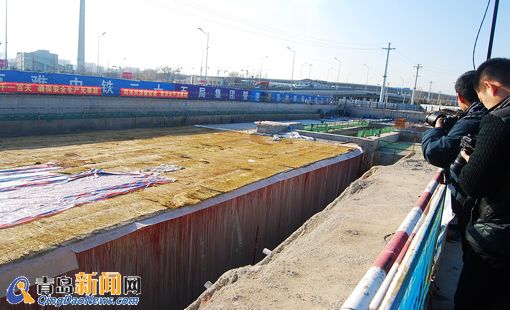 首发:地铁M3线首个明挖车站河东站完工 最深17米