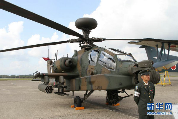 资料图：日本航空自卫队的SH-60K反潜直升机。