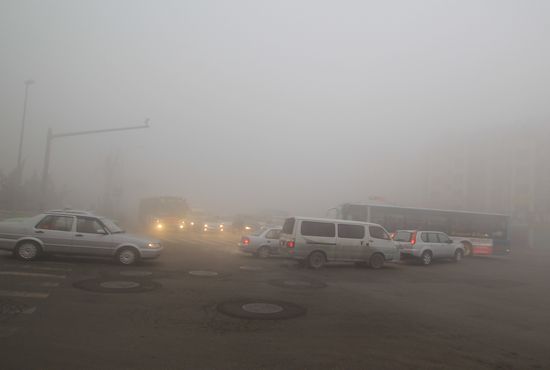 首发:今年最严重大雾锁岛城 高速全封闭