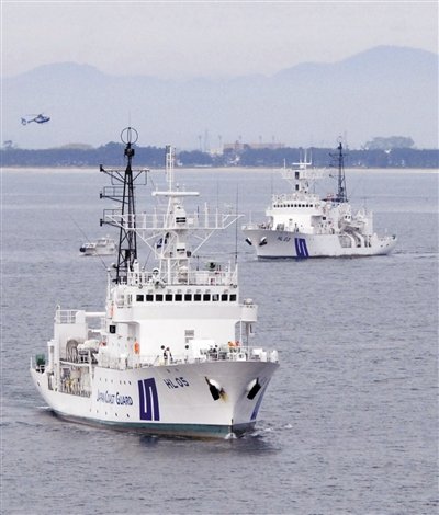 日将专设钓鱼岛护卫队 配备600人及12艘巡逻船