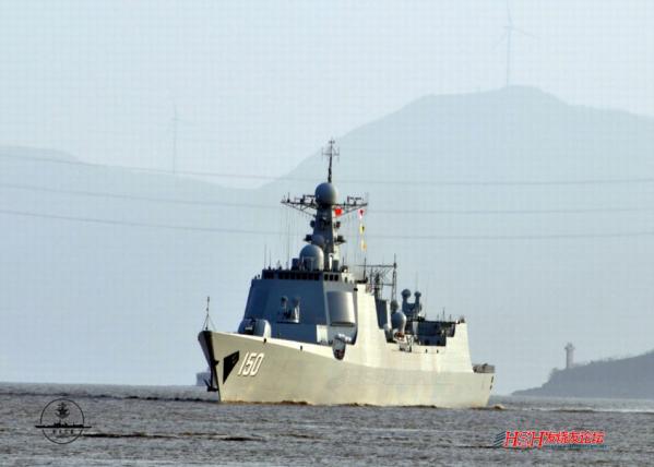 中国新型导弹驱逐舰长春舰入列东海舰队