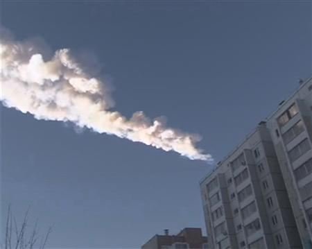 俄车里亚宾斯克州降下陨石雨 逾百人受伤(图)