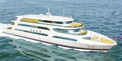 3000万豪华游轮蓝海珍珠五一前后亮相 4日首航揭面纱 3000万豪华游轮蓝海珍珠五一前后亮相 4日首航揭面纱