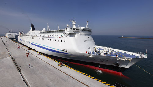 国际邮轮母港码头主体正式通过验收