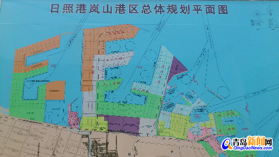 日照港岚山港区总体规划平面图
