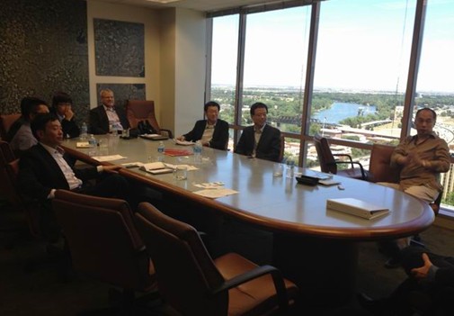 姜培生总经理拜访美国芯源系统有限公司(图)