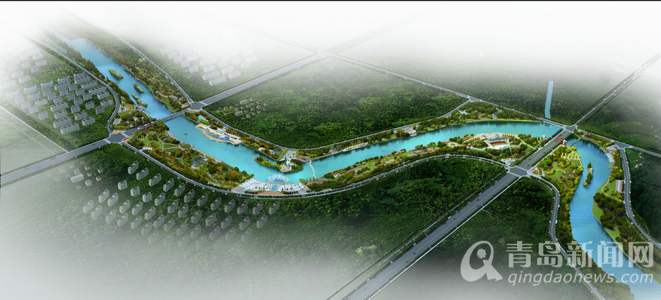 莱西投资亿元绿化洙河 打造绿色水乡
