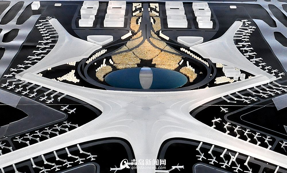 高清:青岛新机场海星造型惊艳 全球独一无二 高清:青岛新机场海星造型惊艳 全球独一无二