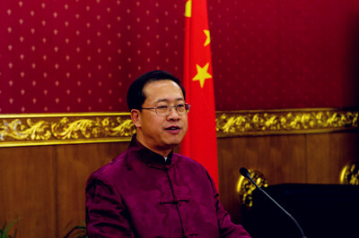 中国驻澳使馆举行建国65周年国庆招待会(图)