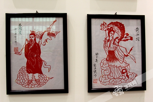 九龙坡区渝州路街道社区学校学员宋文秀剪纸作品