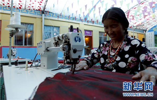 青海河南蒙古族自治县:产业扶贫强势 造血