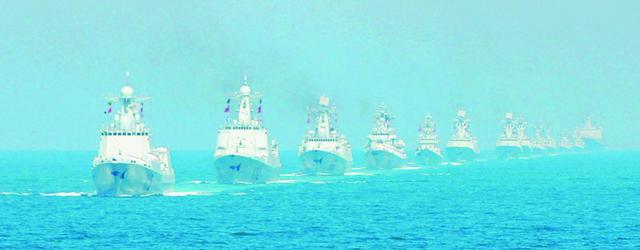 人民海军史上最大规模的阅兵