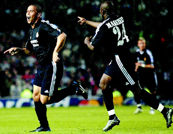 欧洲冠军杯皇马 A C晋级四强曼联取胜仍遭淘汰