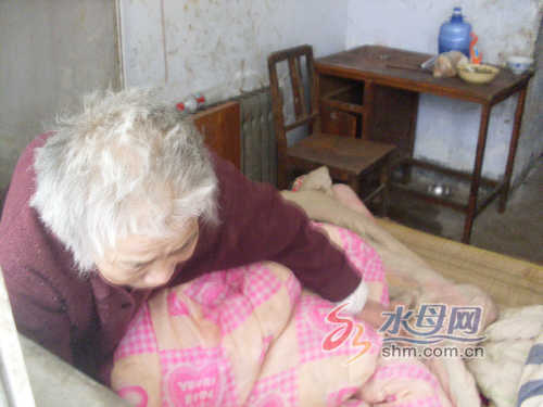 獨身老太生活有改善