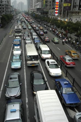 上海世博期間如城區擁堵將按單雙號限行