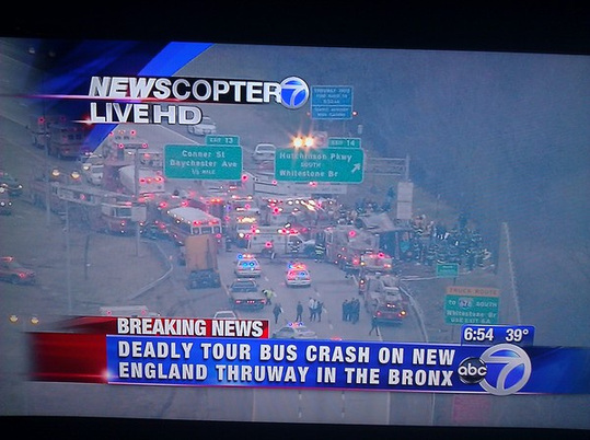 纽约重大车祸死者多为华裔 幸存者忆车祸瞬间(图)