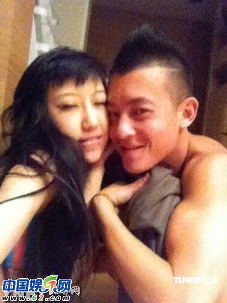 陈冠希与嫩模谢芷蕙亲密“艳照”被曝光
