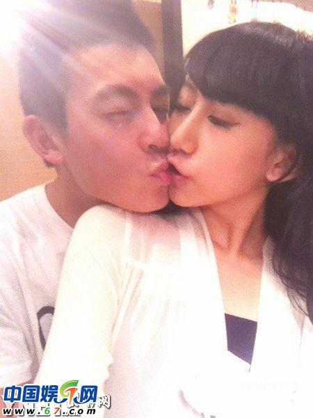 陈冠希与嫩模谢芷蕙亲密“艳照”被曝光