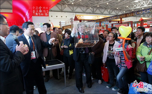 中国国内旅交会：周村古商城亮点纷呈 抢人眼球 张红霞 摄