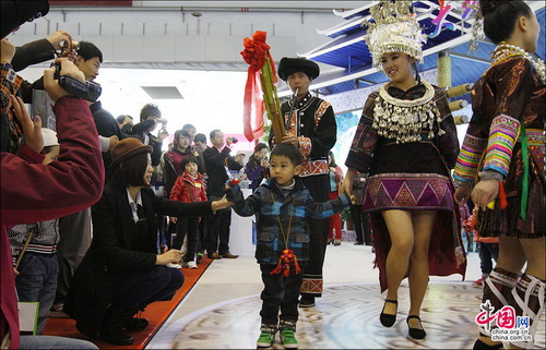 中国国内旅交会：周村古商城亮点纷呈 抢人眼球 张红霞 摄