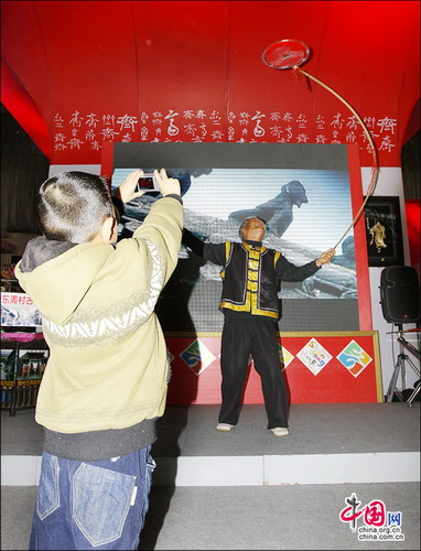 中国国内旅交会：周村古商城亮点纷呈 抢人眼球 张红霞 摄