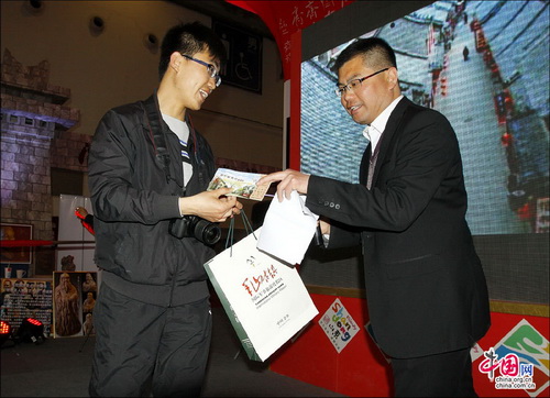 中国国内旅交会：周村古商城亮点纷呈 抢人眼球 张红霞 摄