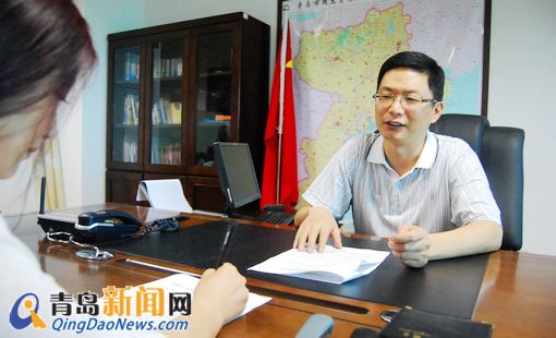 市国土资源执法监察大队马刚队长接受记者专访