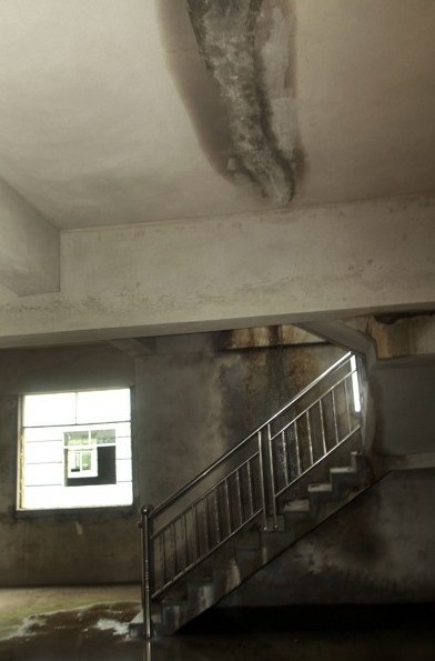 广西来宾灾民安置小区被指豆腐渣工程