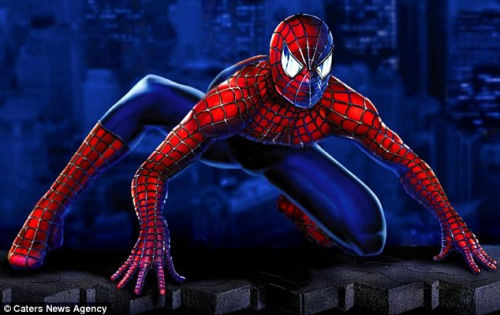 霸气蜥蜴酷似蜘蛛侠