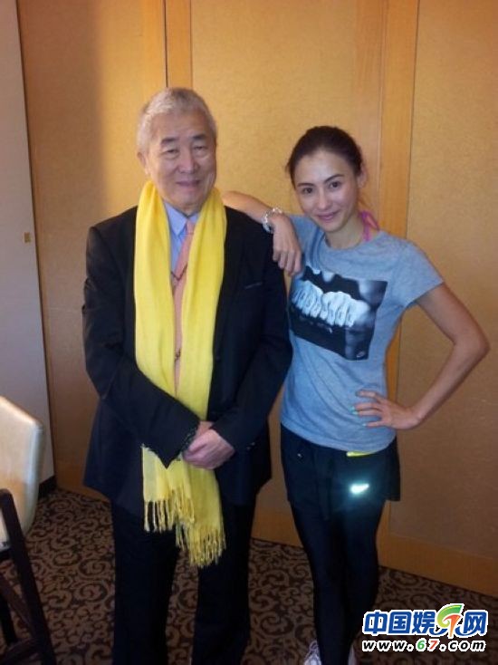 张柏芝和干爹陈玉书