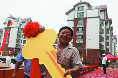 惜福镇街道院后社区改造分房