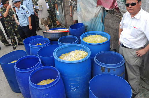 毒豆芽用兽药加工