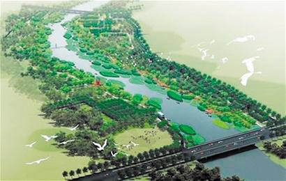 青岛母亲河第一标段治理主体竣工 青岛母亲河第一标段治理主体竣工
